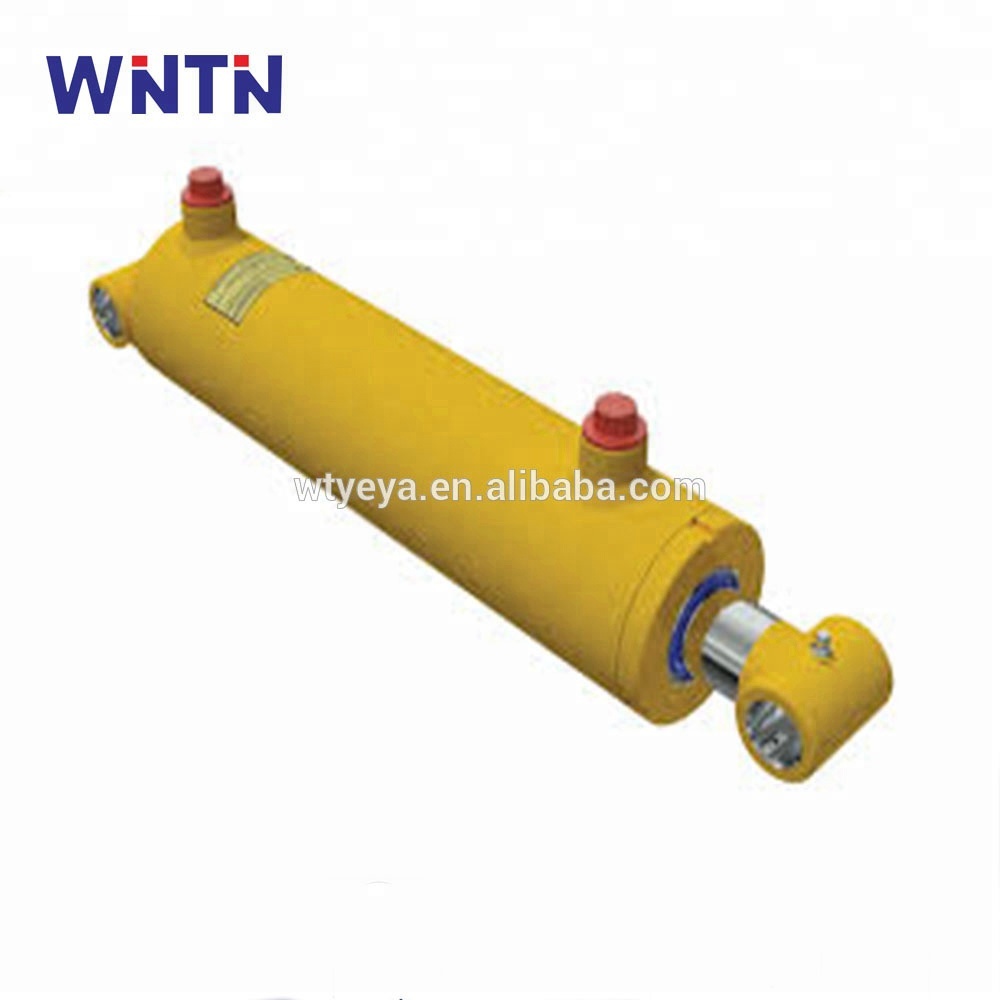 high quality double acting dump truck telescopic hydraulic cylinder for press